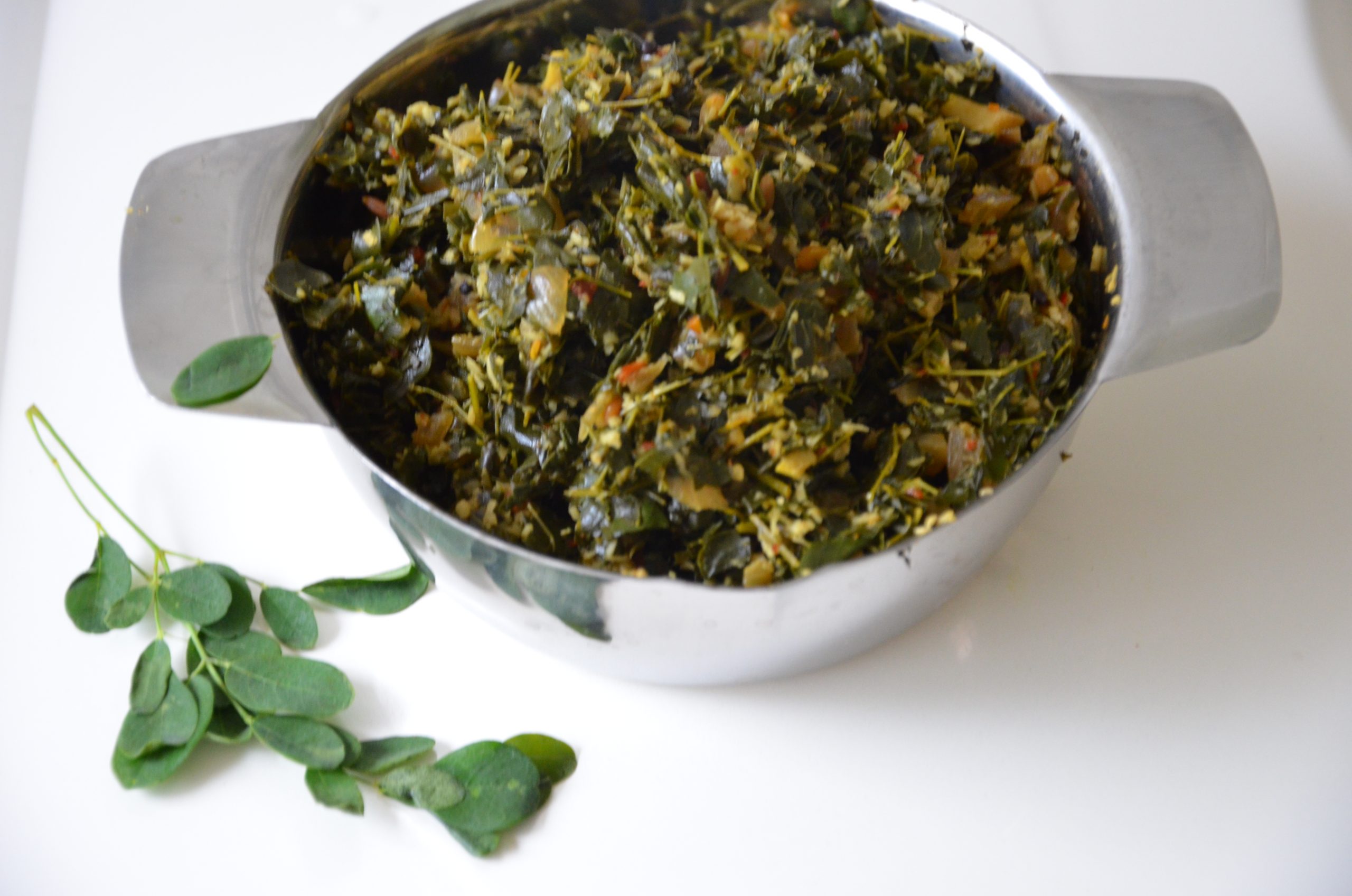 Drumstick Leaves Upkari (Moringa leaves stir-fry ...