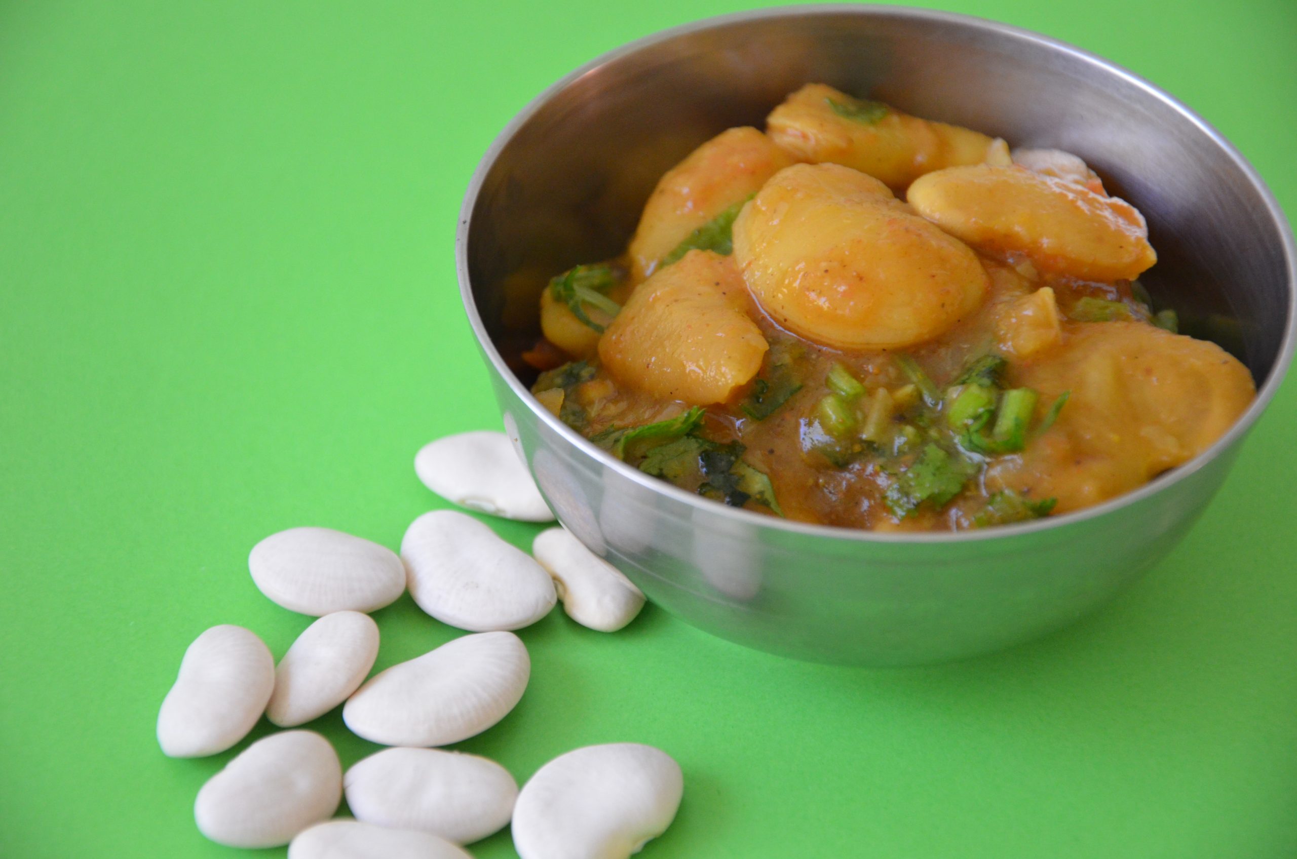 Lima Beans curry (Double beans masala) My Indian Dietitian