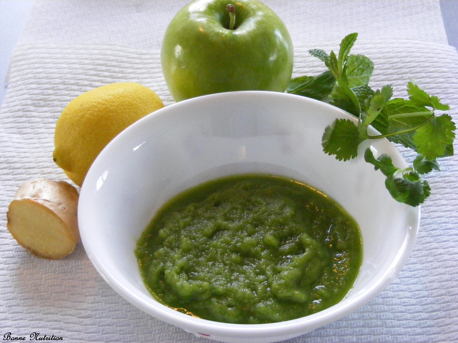 Green Apple and Mint Chutney My Indian Dietitian